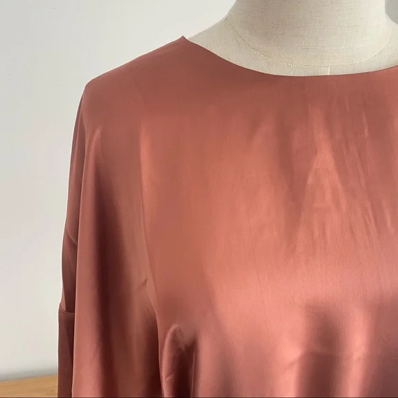 H&M | MAXI DRESS | BURNT ORANGE | SIZE 18 - Picture 9 of 13